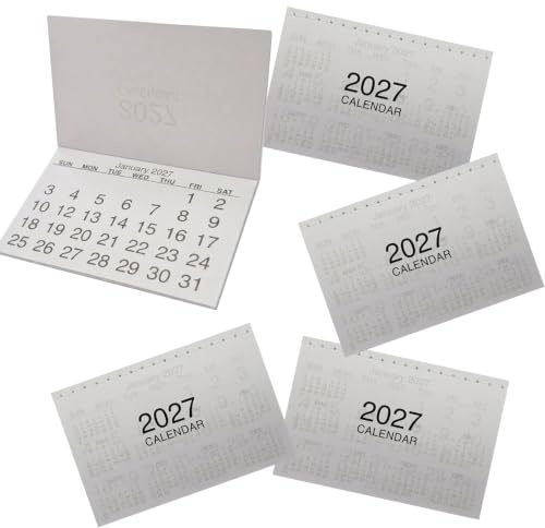 2027 Mini Calendar Tabs Month to View Offices Classrooms Kids Crafts (5)