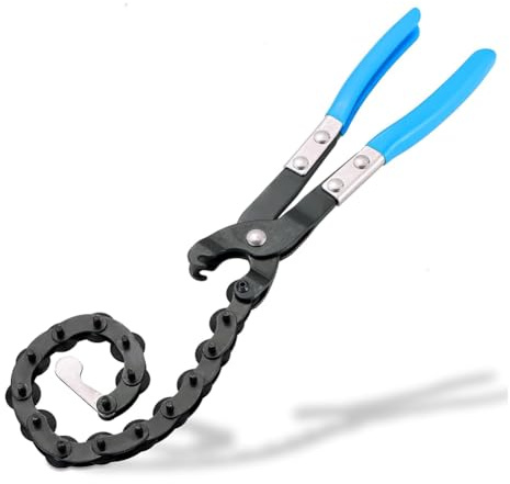 Asyduey Strumento Tagliatubi Universale per Scarichi da 3/4 A 3-1/4 – Tagliatore A Catena Perfetto per Utilizzo su e Fuori Dal Veicolo