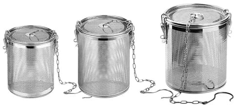 Tamis à farine, 1 pièce, passoire épices de cuisine, maille fine, infuseur boule thé en acier inoxydable 304 for, herbes, soupes, assaisonnements(1.3L)