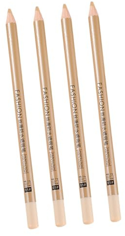 Gatuida Lot de 4 Crayons Correcteurs Maquillage Visage 4 Pcs 1 Ivoire Couvrant Taches de Rousseur Cicatrices Femmes Usage Quotidien Facile à Glisser Paquet Plusieurs styles