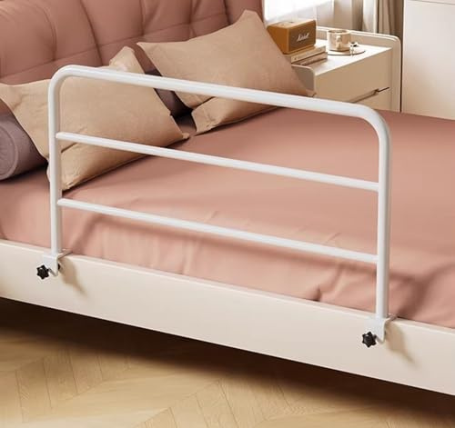 BALAMLB Griglia per Letto per Anziani E Disabili, Manico di Sicurezza Ringhiera, Facile da Installare, Sponda Letto Matrimoniale, Anticaduta Safety Rail,Barriera Letto per Adulti Assistenza 80×40cm