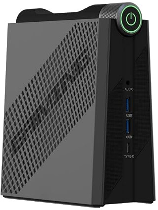 ACEMAGIC AD08 Mini PC Intel Core i9-12900H, 16 GB DDR4 RAM 512 GB PCIe 4.0 NVMe SSD, micro computer desktop con grafica Iris Xe, triplo display, WiFi 6 e BT5.2, illuminazione RGB, Windows 11, mini PC
