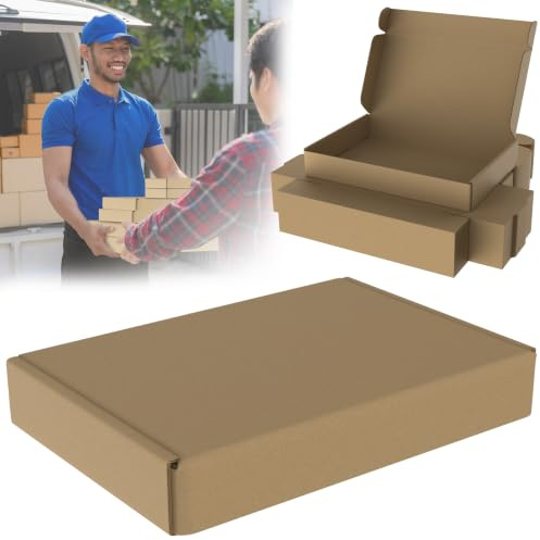 Froadp fraktkartong 32 x 22 x 5 cm maxibrev kartong för frakt 60 stycken