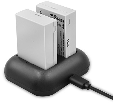 ENEGON Replacement Battery (2-Pack) and Rapid Dual Charger for Canon LP-E8 and Canon EOS Rebel T2i, T3i, T4i, T5i, EOS 550D, 600D, 650D, 700D, Kiss X4, X5, X6, LC-E8E Digital Camera