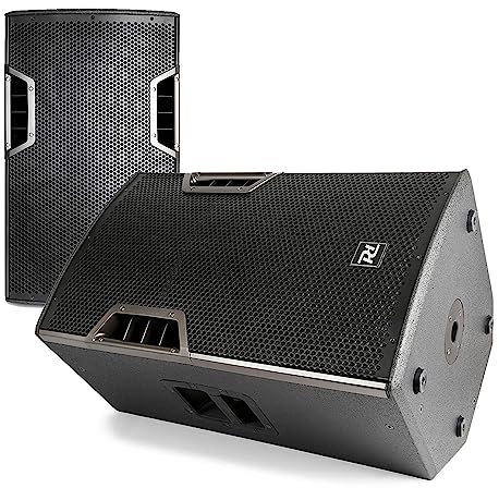 Power Dynamics PD615A Active DJ Speakers Pair - Bi-Amp 15 1000W Peak with DSP Presets, Integrated Mixer, Durable Wooden Cabinets, PA System for Stage and Live Events Installation