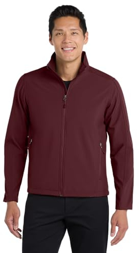 Port Authority Core Soft Shell Jacket, Maroon, Large