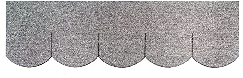 2 Sets Dachschindeln Biberschwanz (100mm) grau 0,60 m² Manufaktur Martinshof Minidachschindeln, Schindelstreifen, Dachdeckung hergestellt in der Werkstatt für behinderte Menschen