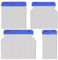 Nutmanel Japanspachtel Set Spachtel, Flächenspachtel Set, Japan-Spachtel-Satz, 4-teilig-50 mm, 80 mm, 100 mm und 120 mm-Blatt von Spachtel aus Federbandstahl