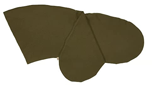 KraftKids Stillkissenbezug Doppelkrepp Grün Herbstgrün, Stillkissenüberzug Länge Außenkante 190 cm, Stillkissenhülle mit Liebe handgefertigt in der EU