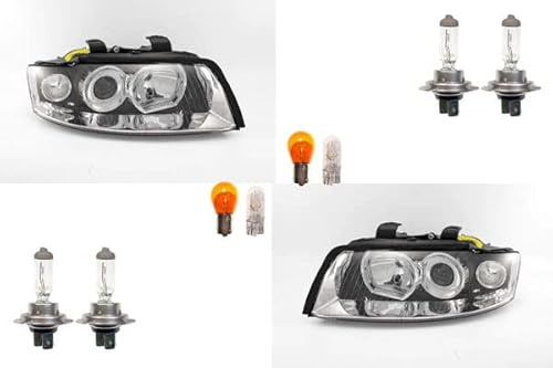 Johns, Scheinwerfer Halogen passend für Audi A4 8E 11/00-11/04 Leuch. Satz Links Rechts