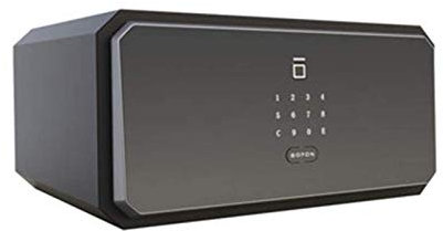 UYSELA Box Home S Anti-Diebstahl S Kleine Mini-Fingerabdruck-Passwort-Box Kleiderschrank Unsichtbares In-Wall-Büro Ganzstahl-Bettsi