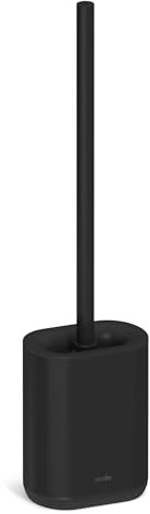 stardis Pure WC Bürste Toilettenbürste matt Silikon Klobürste kompakt antibakteriell Bürstengarnitur schwarz