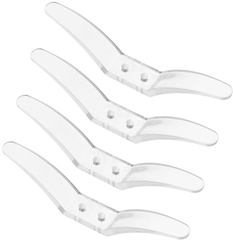 MUCKLILY 4Pcs Taquet Transparent pour Stores Enrouleurs Accessoires Pratiques De Fixation De Corde Crochets De Remplacement pour Fenêtres
