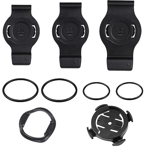 ARVALOLET Support de montre de vélo amovible QuickFit pour Garmin - Compatible avec Fenix 5/6/7 séries et plus encore