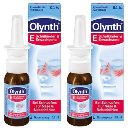 OLYNTH 0,1% für Erwachsene Nasendosierspray Doppelpackung (2x15ml)