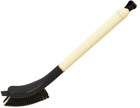 Cepillo de limpieza de juntas con cerdas duras, cepillo de limpieza de juntas con cerdas | Cepillo para juntas de cocina, dispositivo de limpieza de juntas con abrazadera y pala, cepillo de baño,