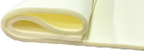 KomfortKing 2 Memory Foam Mattress Topper To fit, Single|Small Double|Double|King Size| Bed [1 & 2 inch Thickness] 2 inch, (Memory Foam, Super King)(Yellow, Super King 180 * 200 * 5) cm