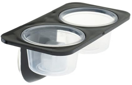 ClAZTyict Reptilien & Amphibien Gecko Saugnapf-Futternäpfe Futterbehälter mit Napf für Reptilienfutter und Wasser, Feine Verarbeitung -A