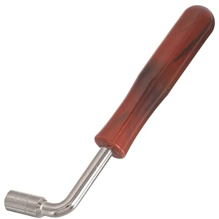 Dulcimer Stimmwerkzeug 402 401 Instrumentenzubehör für Hackbrett Braun | Professionelles Tonstimmwerkzeug, Metall und Holz, Hohe Zuverlässigkeit, Leicht zu Tragen, Rostarm