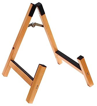 TOGEVAL Holz Gitarrenständer Klappbar Gitarre Rahmenständer Violine Gitarrenbodenständer Gitarrenhalter Mandolinensand Gitarrenstützständer Gitarren Und Basszubehör Gitarrenständer