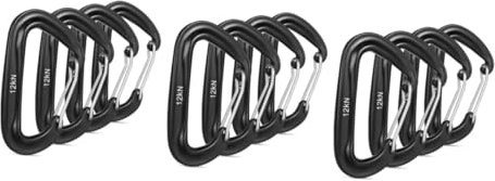 BESPORTBLE 4stücke D-Ring-karabinerhaken Aus Rostfreiem Stahl Robuste Karabiner-Clips Kn Tragkraft Für Outdoor-zelte Camping Klettern Wandern Schlüsselanhänger Leinenhalter