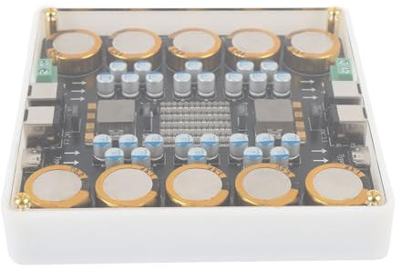 Garsent Procesador de Potencia de 5V a 25V 8A, Procesador Eléctrico para la Fuente de Alimentación de Cambio, Fuente de Alimentación Lineal para Tarjeta de Sonido para Amplificador