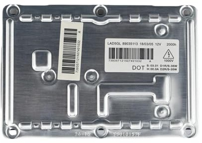 FHCBUTAE Unité Commande Phare Au Xénon Ballast LAD5GL 4 Broches D1S D1R D2S D2R pour B&MW Série 1 E81 E87 2003 2004 2005 2006 2007 2008 2009 2010 2011 2012