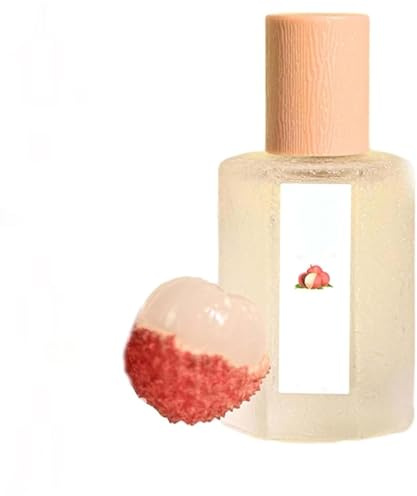 Spray profumato, spray profumato alla pesca, 50 ml, spray naturale per capelli e corpo, profumi floreali, fruttati e legnosi rinfrescanti a lunga durata per donna (Litchi)