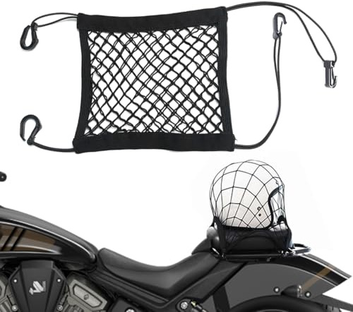 Rete per Casco Moto, 1 Pezzi Rete per Casco Moto, Rete Ragno Elastica, Accessori per Bici Portapacchi, Rete per Casco Moto per Fissare i Bagagli Casco