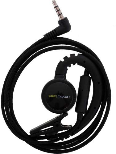Ceecoach Mono Kabel Headset schwarz