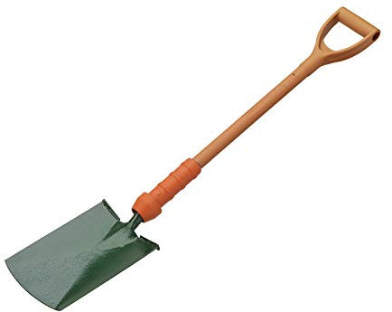 Bulldog PD5DSINT Powerbreaker Insulated Digging Spade with Treads, Orange
