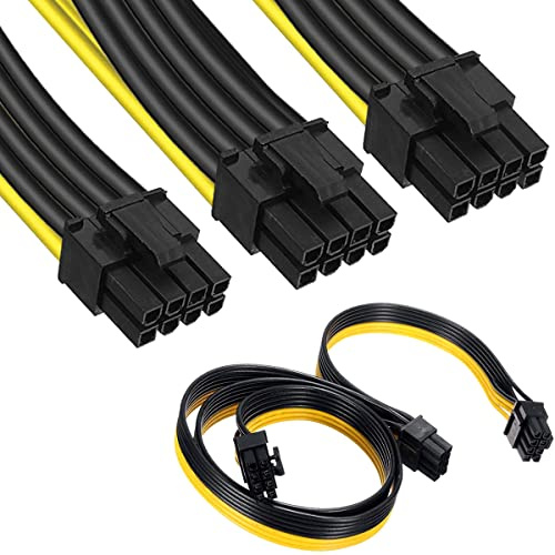 Xiatiaosann CPU 8-pin Netzteil Kabel Grafikkarte Stromkabel für Corsair Modulares, Dual PCIe 2X 8-pin (6+2) Stecker auf CPU 8-pin Stecker für Thermaltake für ARESGAME