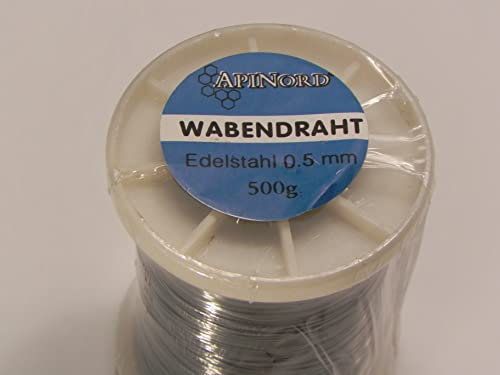 Generisch Wabendraht 500g (37,60€/1Kg) Edelstahl 0,5mm st. Imker,Imkerei