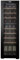 CAVIN Freistehender Weinkühlschrank - Northern Collection 27 Black, Kompressorkühlung, 27 Flaschen, 2 Temperaturzonen, Zwei Zonen 5 bis 18°C, Holzregalböden, Glastür mit UV-Schutz, Schwarz