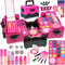 Amerrly Set de Maquillaje Lavable para Niñas - 52 Piezas, Estuche de Maquillaje, Regalo de Cumpleaños para 4 a 12 Años