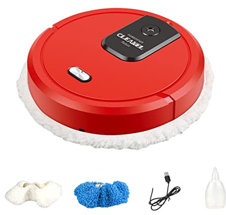 IAZE Robot lavapavimenti 2 in 1 senza fili, modalità Wet & Dry, Pavimento automatizzato, 90 minuti di funzionamento per pavimenti, robot aspirapolvere per la pulizia dei pavimenti