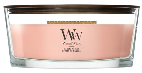 WoodWick Duftkerze | Ellipse Kerze | Manuka Nektar | Perfekte Geschenke für Frauen