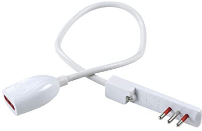 Prolunga comodino 0,5m FLAT 16A BIANCA