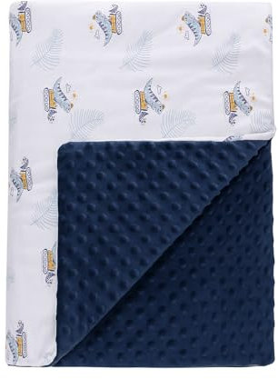 Coperta Invernale per Bambini - Tre Strati di Cotone, per Divano, Passeggino, Neonati - Regalo per la Nascita - 75 x 100 cm