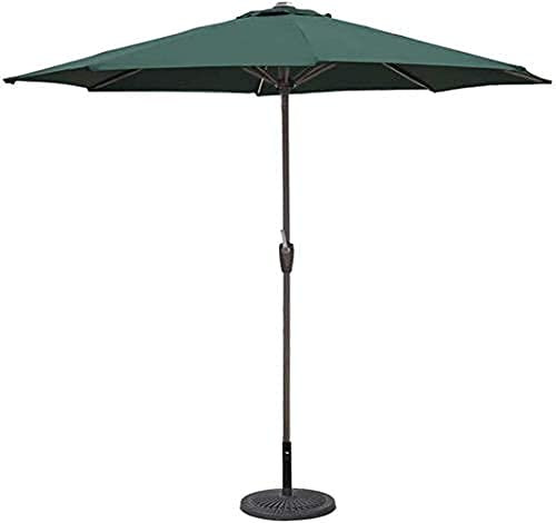 NSTVVEE Gartenschirm Sonnenschirm Sonnenschirm Garten 9 Fuß Außenterrasse Marktstil Schirm für Balkontisch Terrasse Gartendeck Hof Schatten Oder Poolseite, 8 Stabile Streben Eisenstange (