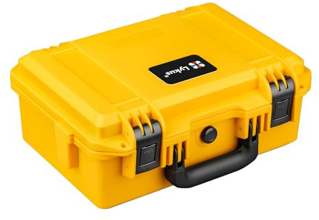 Lykus HC-3310 Wasserdichter Schaumstoffkoffer, Innengröße 29,8x18,2x11,5cm | IP67 wasserdicht, steckbarer Schaum, geeignet für Kameras, Objektive, elektronische Geräte und mehr