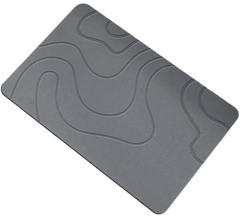 Alfombrilla de baño de Piedra, Alfombrilla de Ducha de Tierra de, alfombras de baño de Secado rápido, Antideslizante, súper Absorbente, Almohadilla de Piedra de ita para Suelo de baño