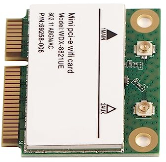 Tarjeta de Red WiFi Mini PCI-E de 433Mbps, Tarjeta Inalámbrica Doble Banda 2.4G/5GHz para Tableros Control Industrial, para Actividades en Línea como Navegar por Internet