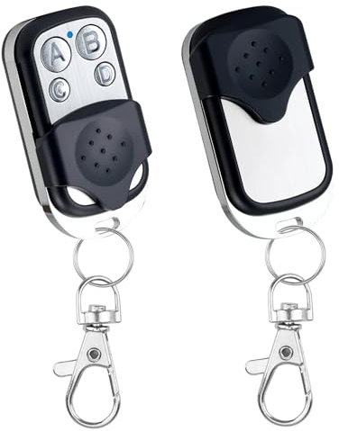 Abridor de puerta de garaje, 433 MHz, mando a distancia para puerta de garaje, 2 unidades, mando a distancia universal, mando a distancia 433 MHz, mando a distancia universal, para puerta de garaje