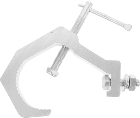 Gatuida Heavy Duty Aluminum Stage Light Clamp Hooks for Load Compatible with LED Spotlights Moving Head Beams and Bar Lights Alloy Truss Clamps for Clubs and Performance Venues