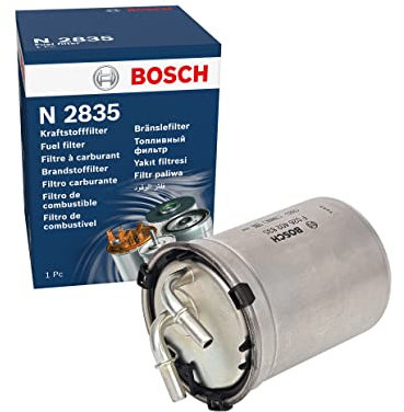 Filtro Diesel per Auto Bosch N2835 - Separa le particelle e l'acqua dal carburante, protegge il sistema di iniezione