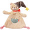 Fehn Schmusetuch Baby Schnuffeltuch mit Bär Köpfchen - Kuscheltuch für Neugeborene - Kuscheltier Spielzeug Stofftier - Plüschtier Stofftuch zum Kuscheln für Babys und Kleinkinder ab 0+ Monaten