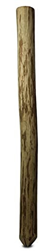 NOOR Zaunpfahl ø 8-10cm, L 100cm I Naturholzpfahl, geschält und einseitig angespitzt für eine einfache Installation I Wetterfester Holzpfosten für Lattenzäune