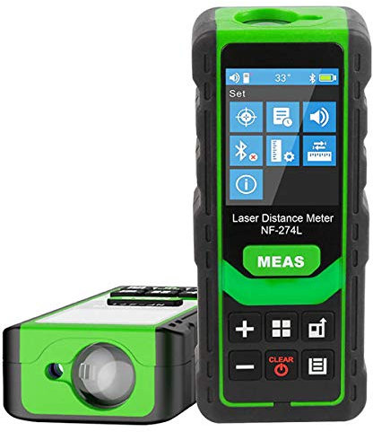 Telemetro laser - Misuratore di distanza fino a 60 metri con LASER verde e VOCE