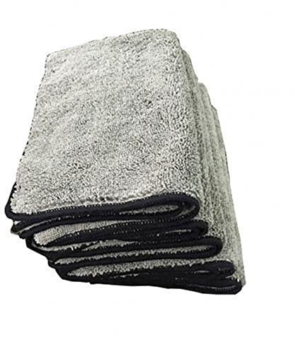 Dauerhafter saugfähiger Handtuch Mikrofaser Auto Auto Waschen Reinigung Waschtuch Autozubehör liefert Produkte (Color : Grey)